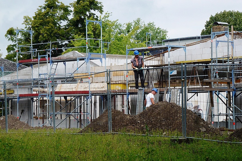 Der Bau schreitet voran – September 2016
